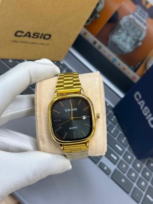 Relógio Cronógrafo Esportivo Gold Black Edition