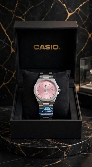 Relógio Casio Edifice Sapphire Octagon Black Full Steel